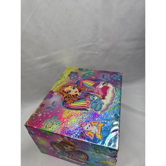 VTG Lisa frank Angel W/ Kitty Chest Organizer Jewelry Box Trinket Box Stash Box - Picture 7 of 16